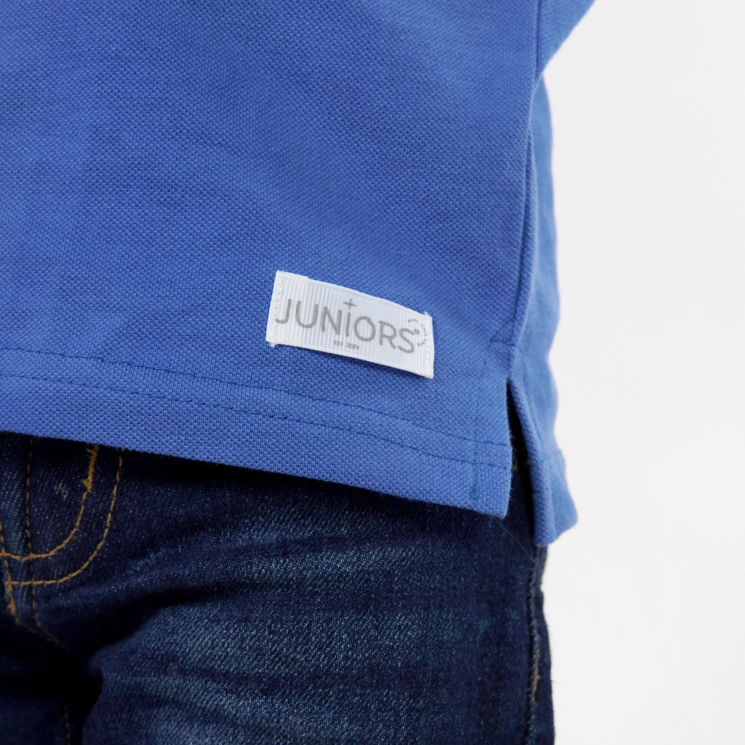 Junior Blue Polo image 2