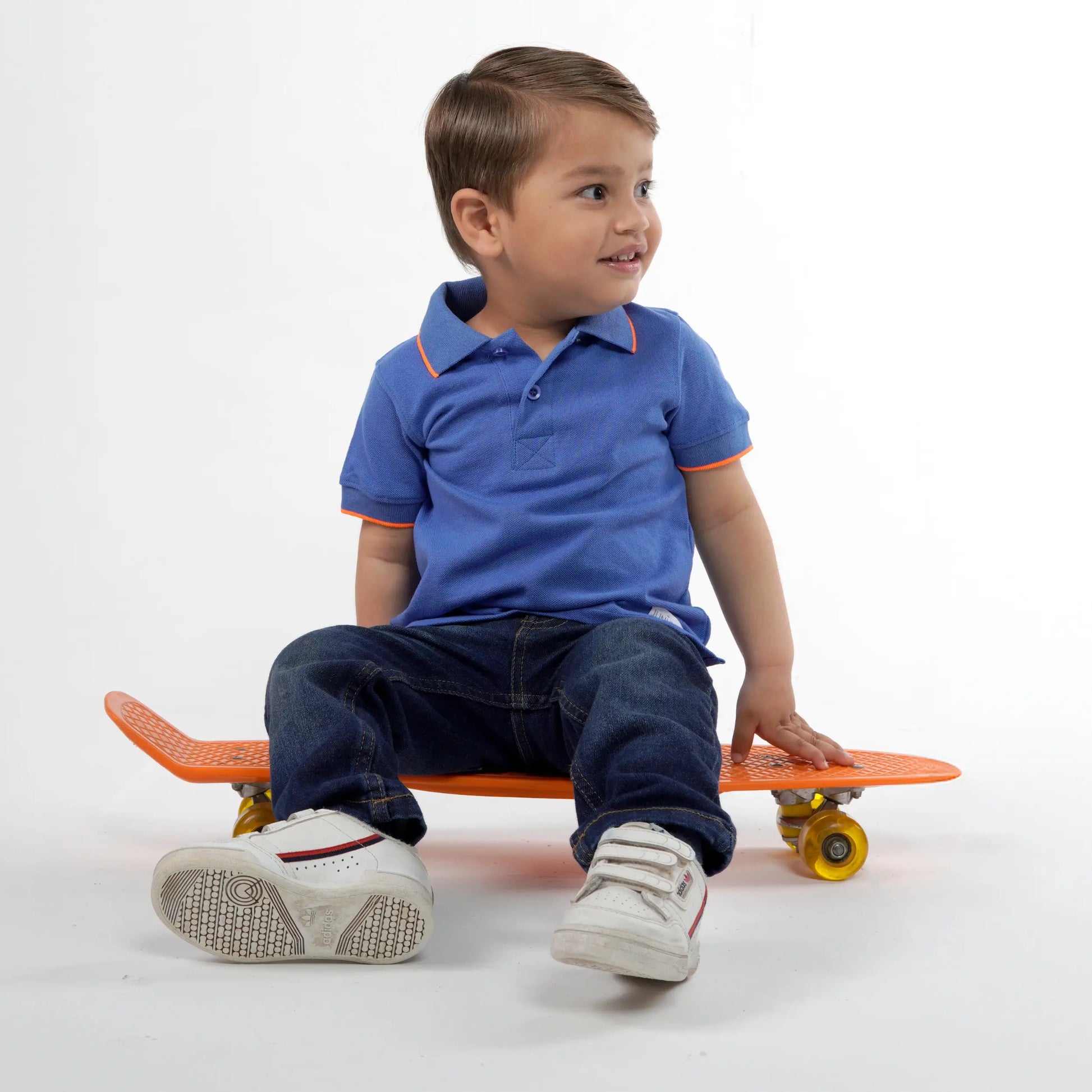 Junior Blue Polo image 3