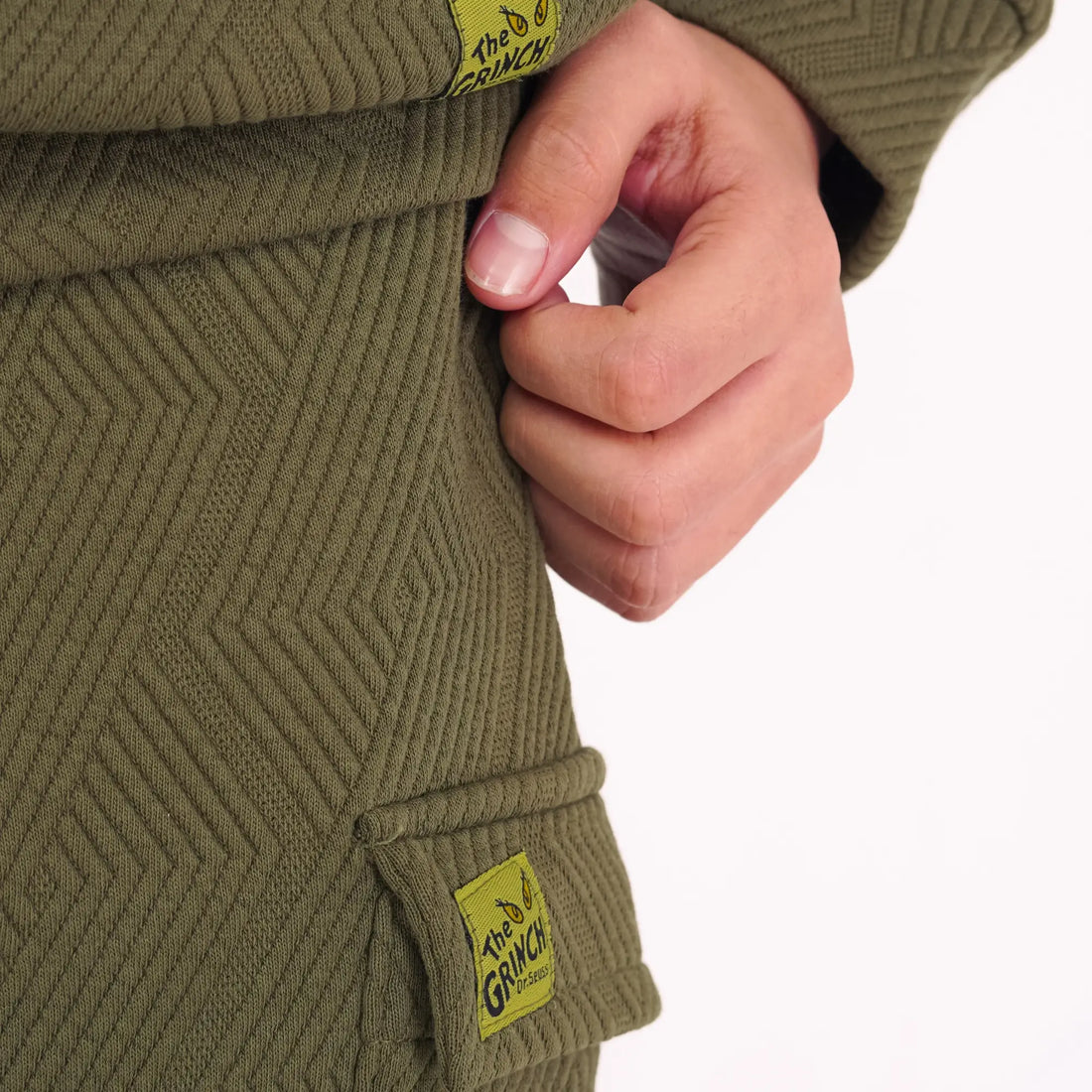 Olive Green Jacquard Set image 0