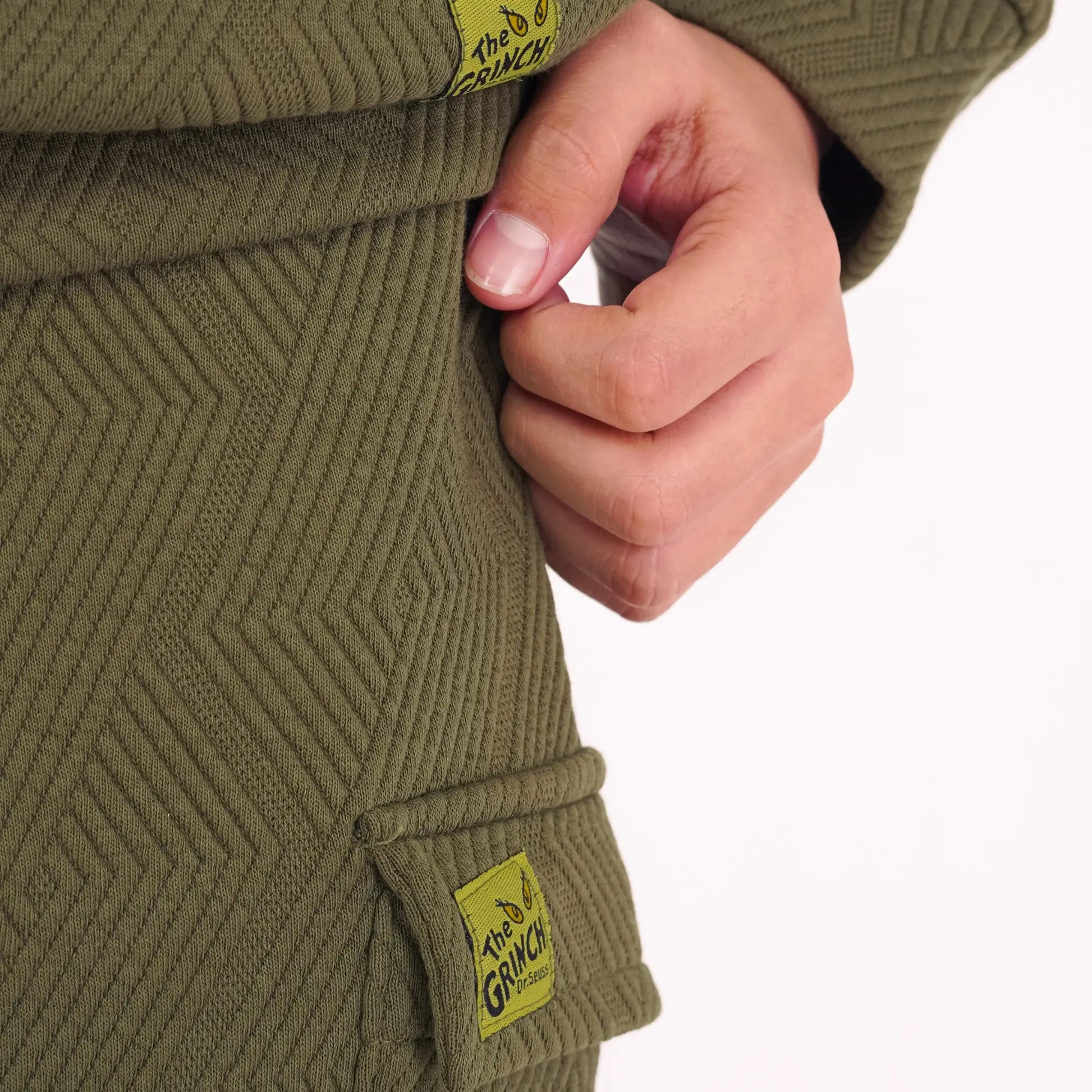 Olive Green Jacquard Set image 1