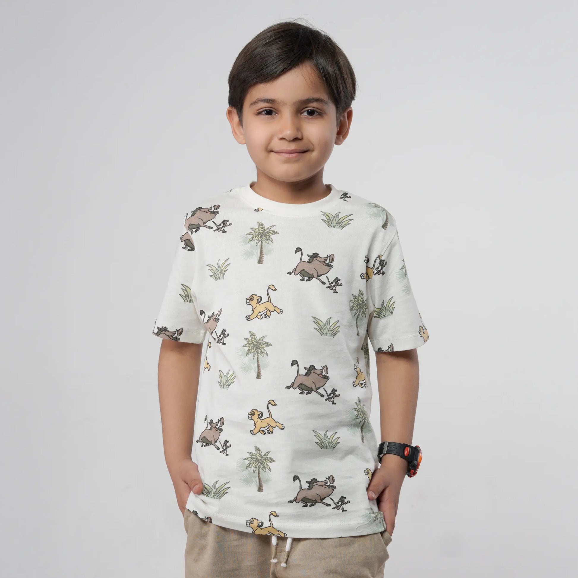 Boys Lion King Printed Tee image 0