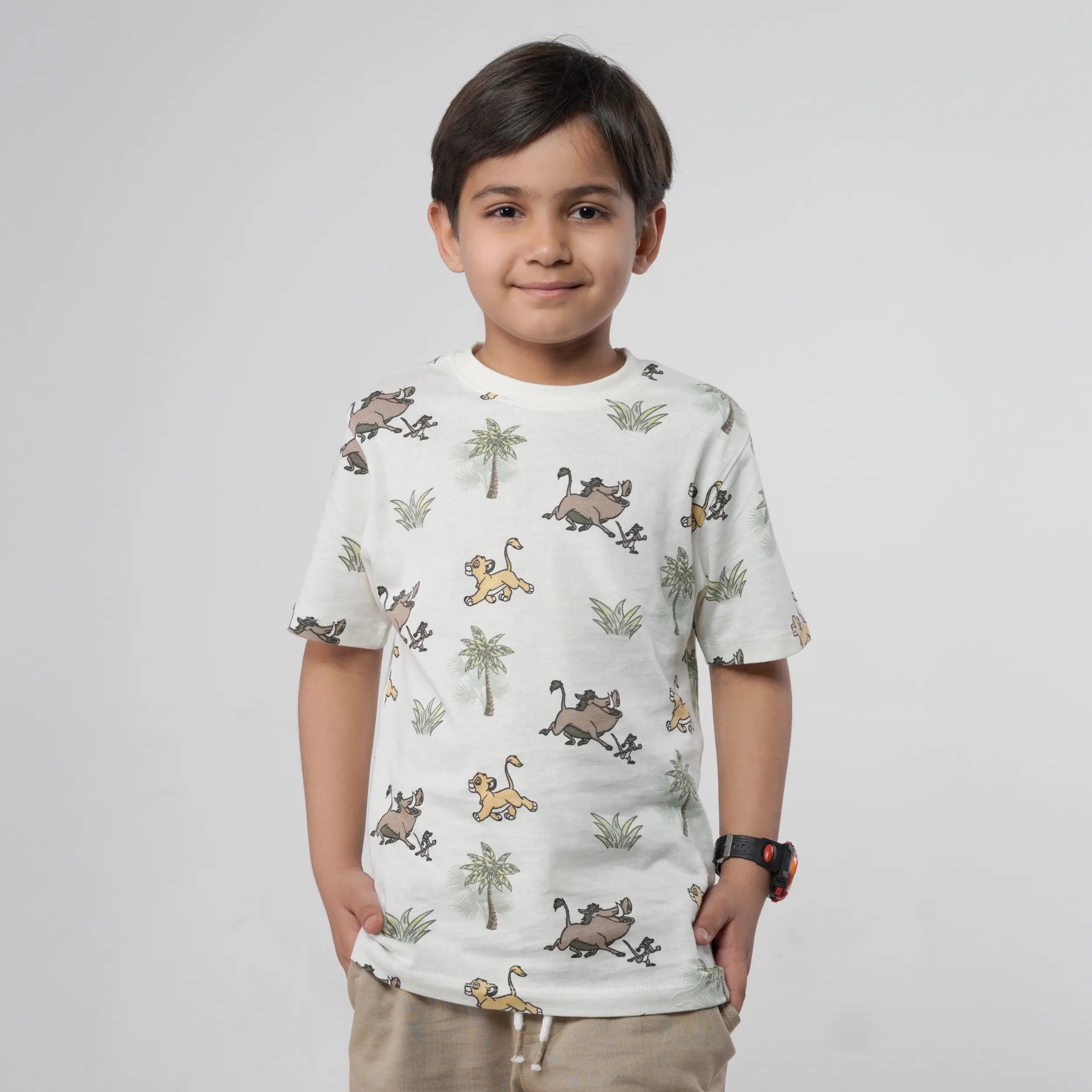 Boys Lion King Printed Tee image 0