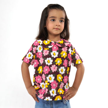 Girls Floral Tee image 0
