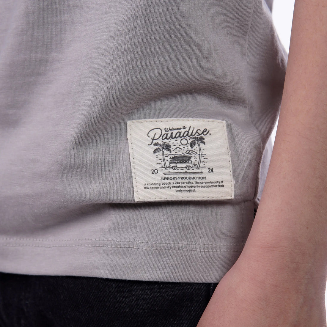 Grey Paradise Henley image 0