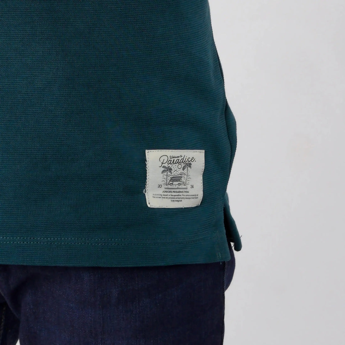Teal Green Henley image 0