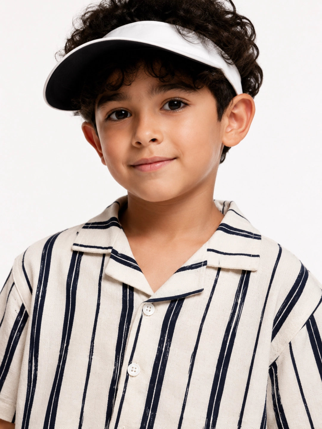 Boys boxy fit resort collar shirt by Juniors.pk