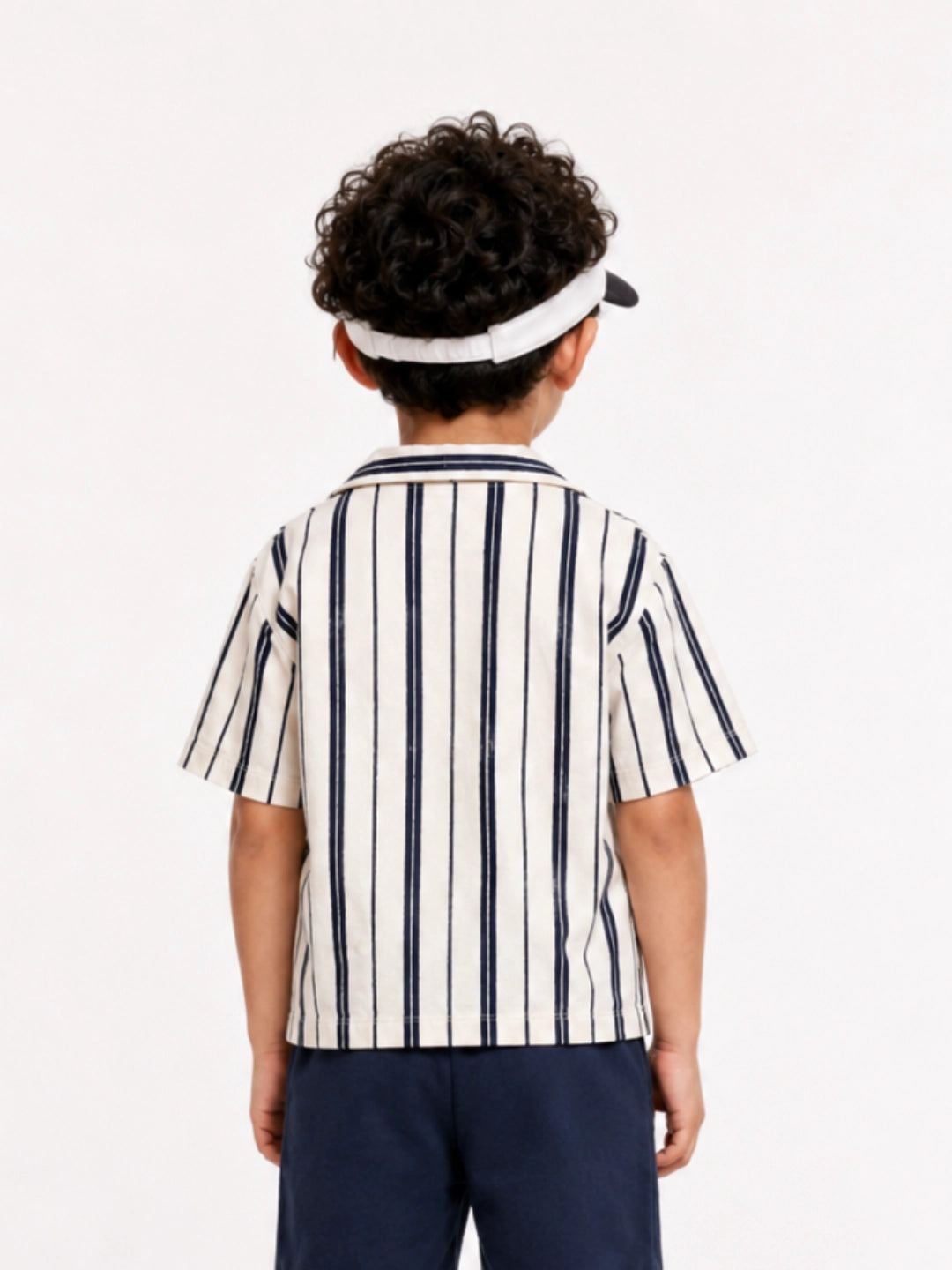 Boys boxy fit resort collar shirt by Juniors.pk