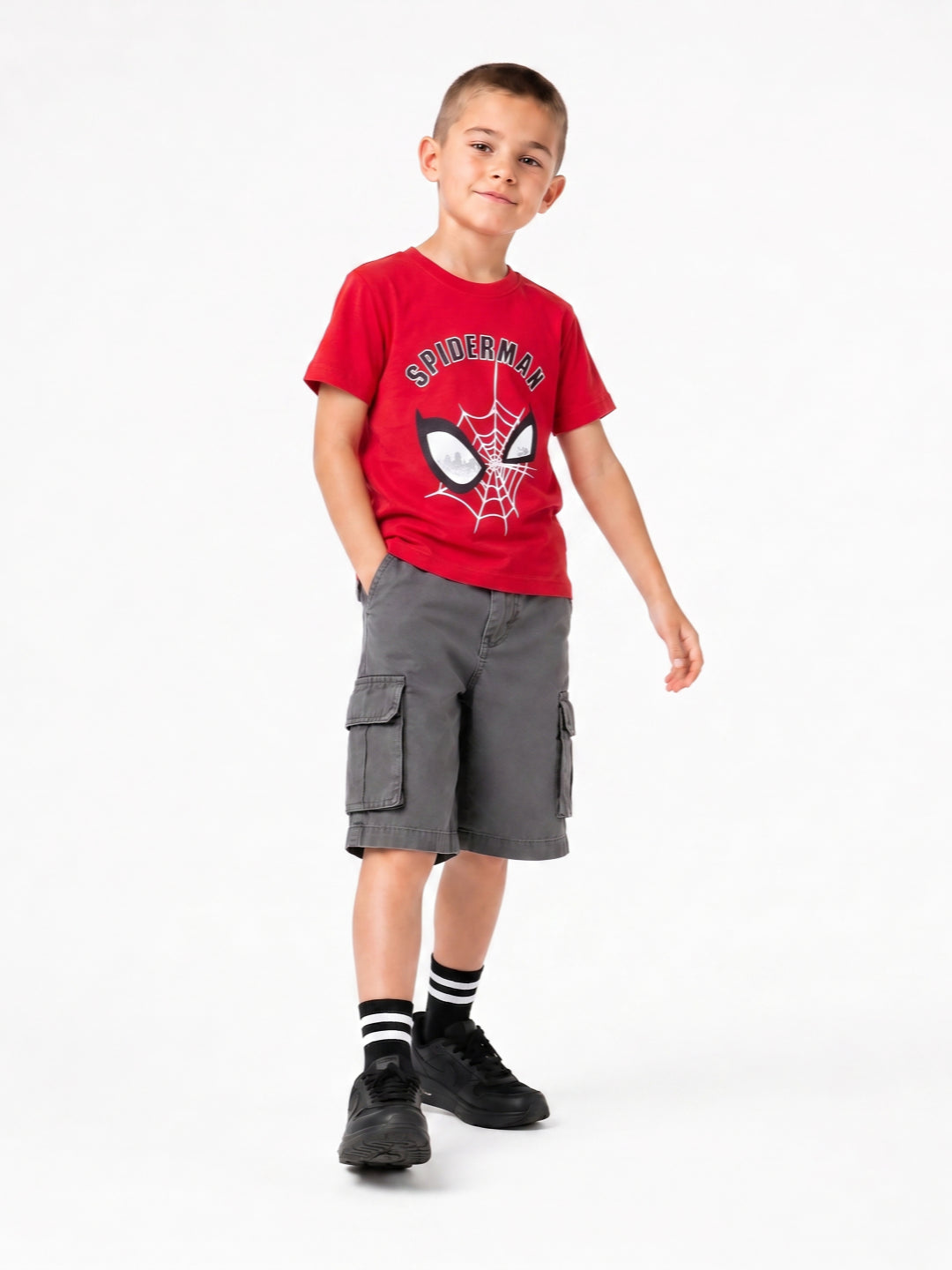 BOYS SPIDERMAN GRAPHIC TEE
