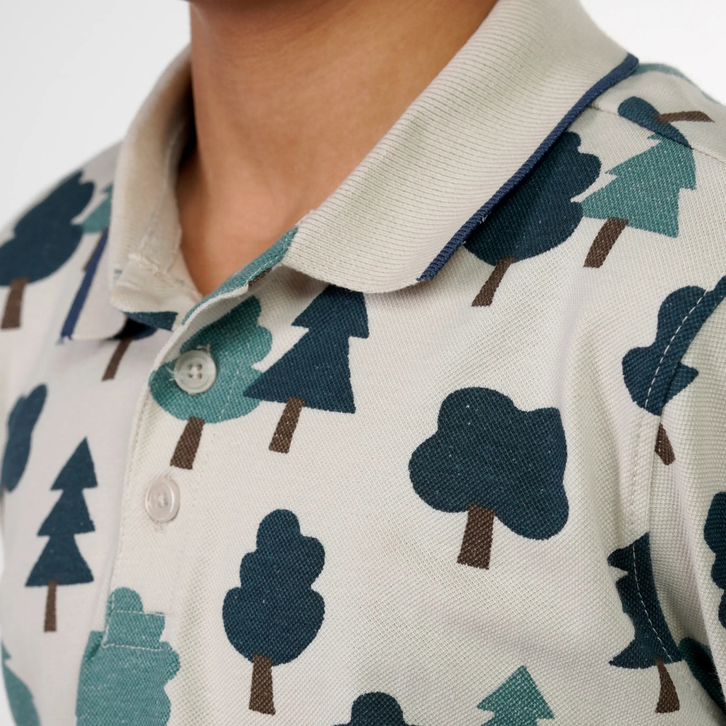 Moonbeam Tree Printed Polo image 2