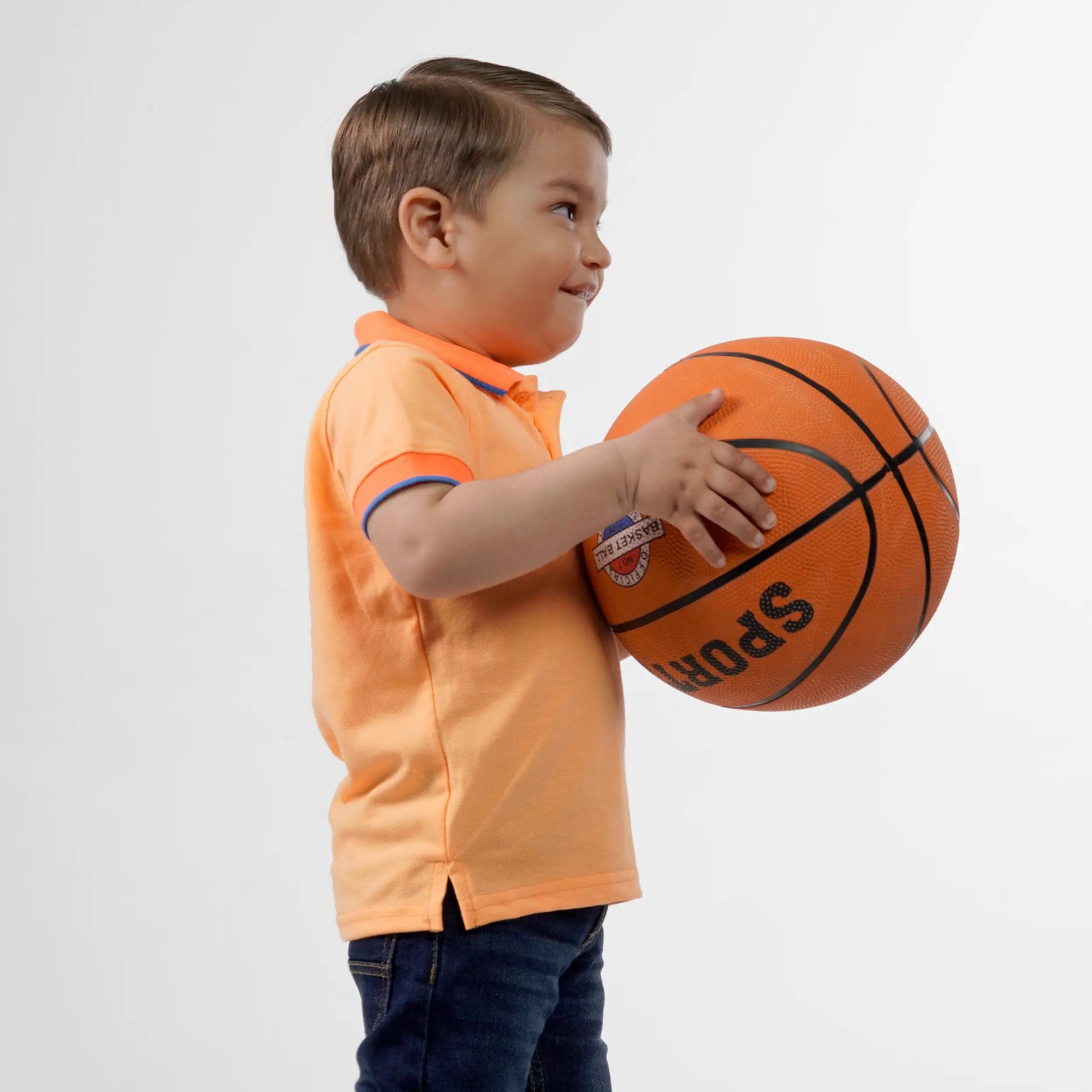 Junior Pumpkin Orange Polo image 3