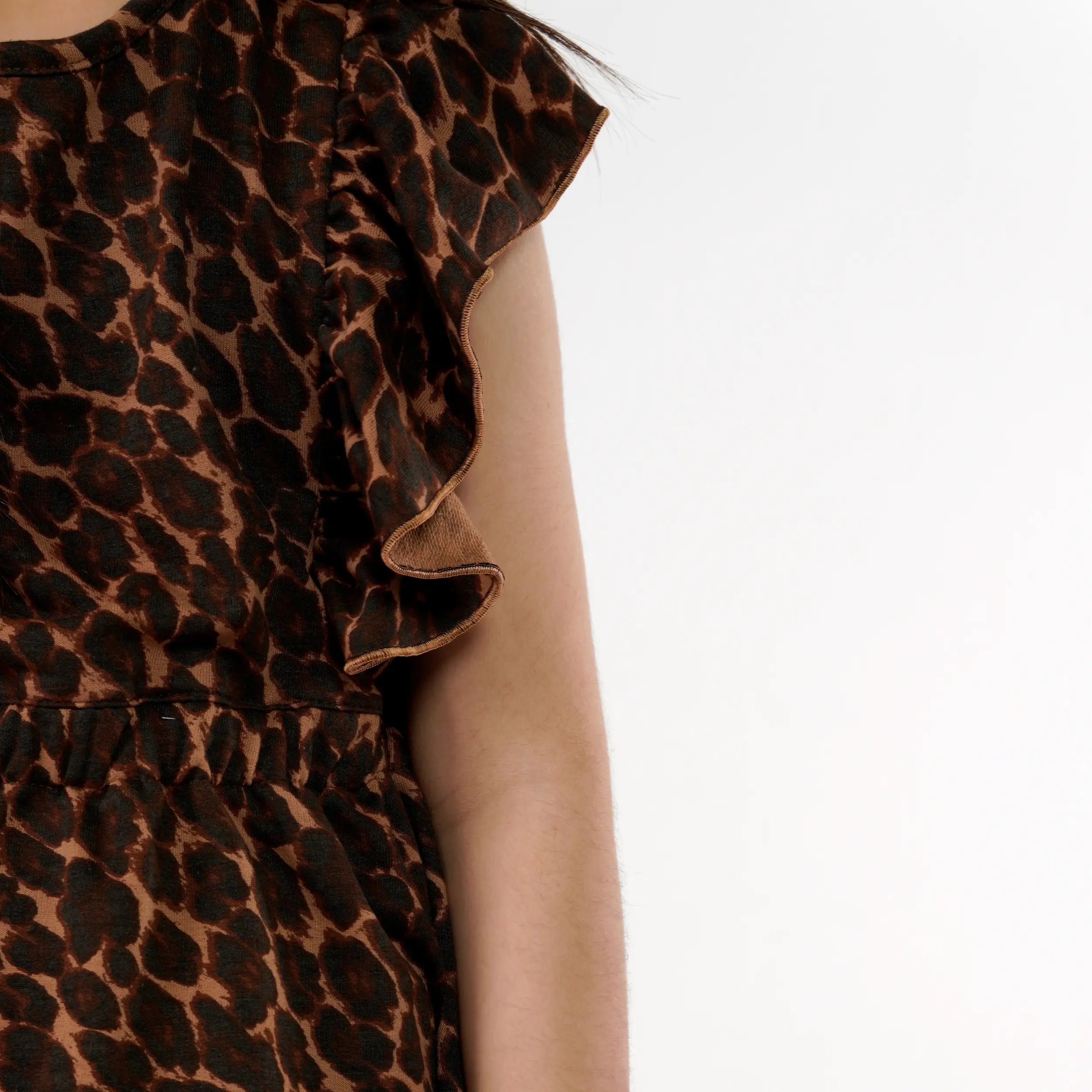 Girls Jaguar Print Frock image 2