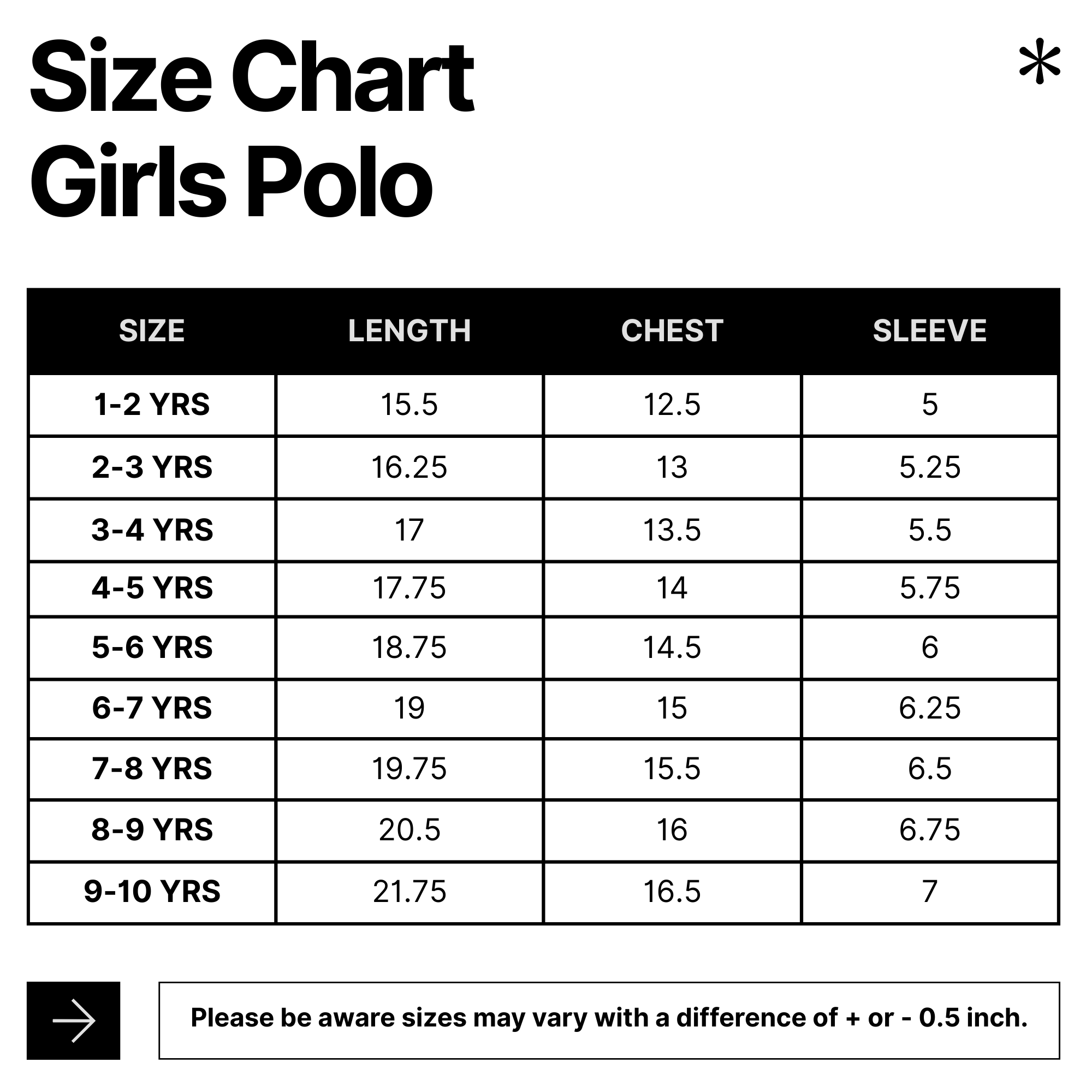 Girls Tree Embroidered Polo