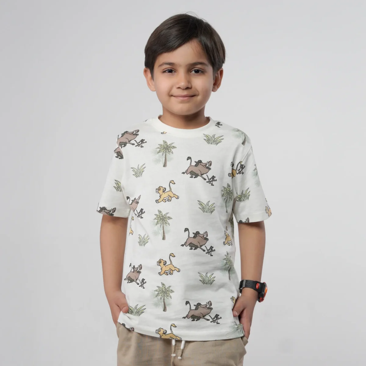 Boys Lion King Printed Tee - Image 1