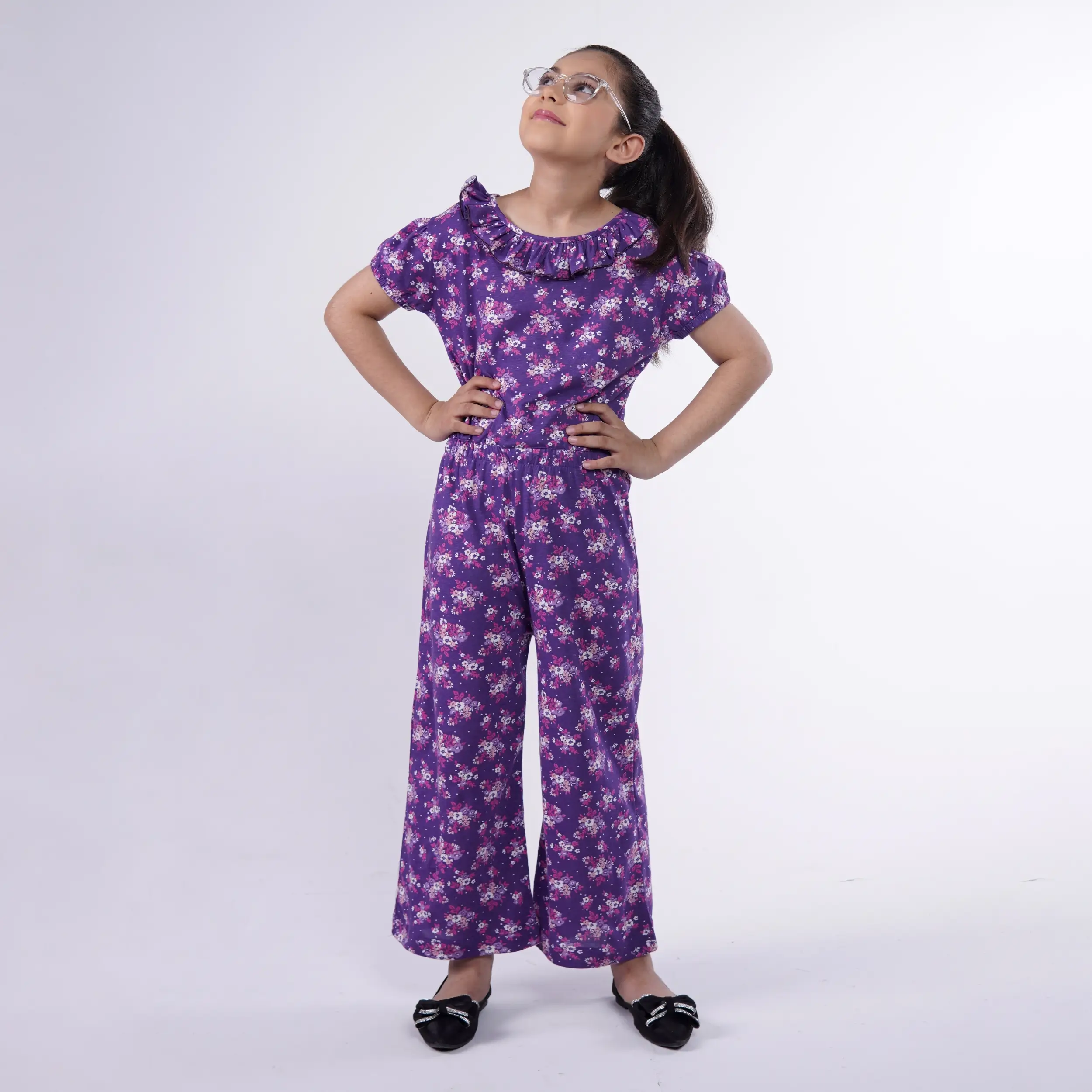 Girls Floral Jumpsuit Juniors.pk