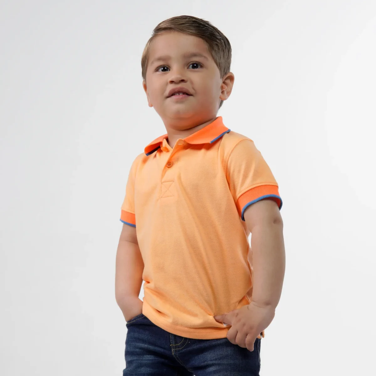 Junior Pumpkin Orange Polo Juniors.pk