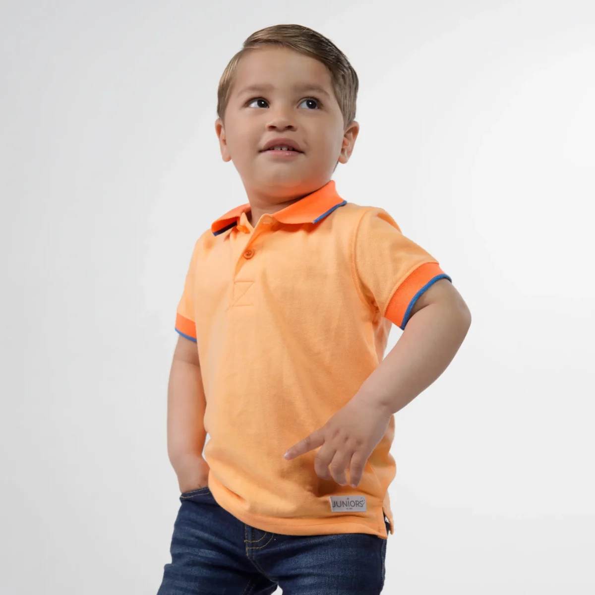 Junior Pumpkin Orange Polo Juniors.pk