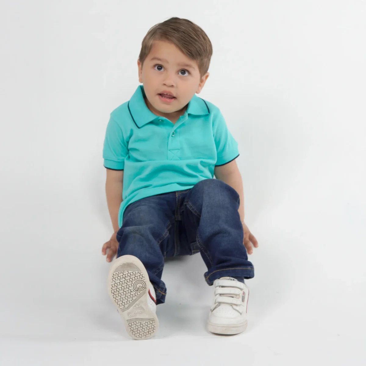 Junior Turquoise Polo - Image 5
