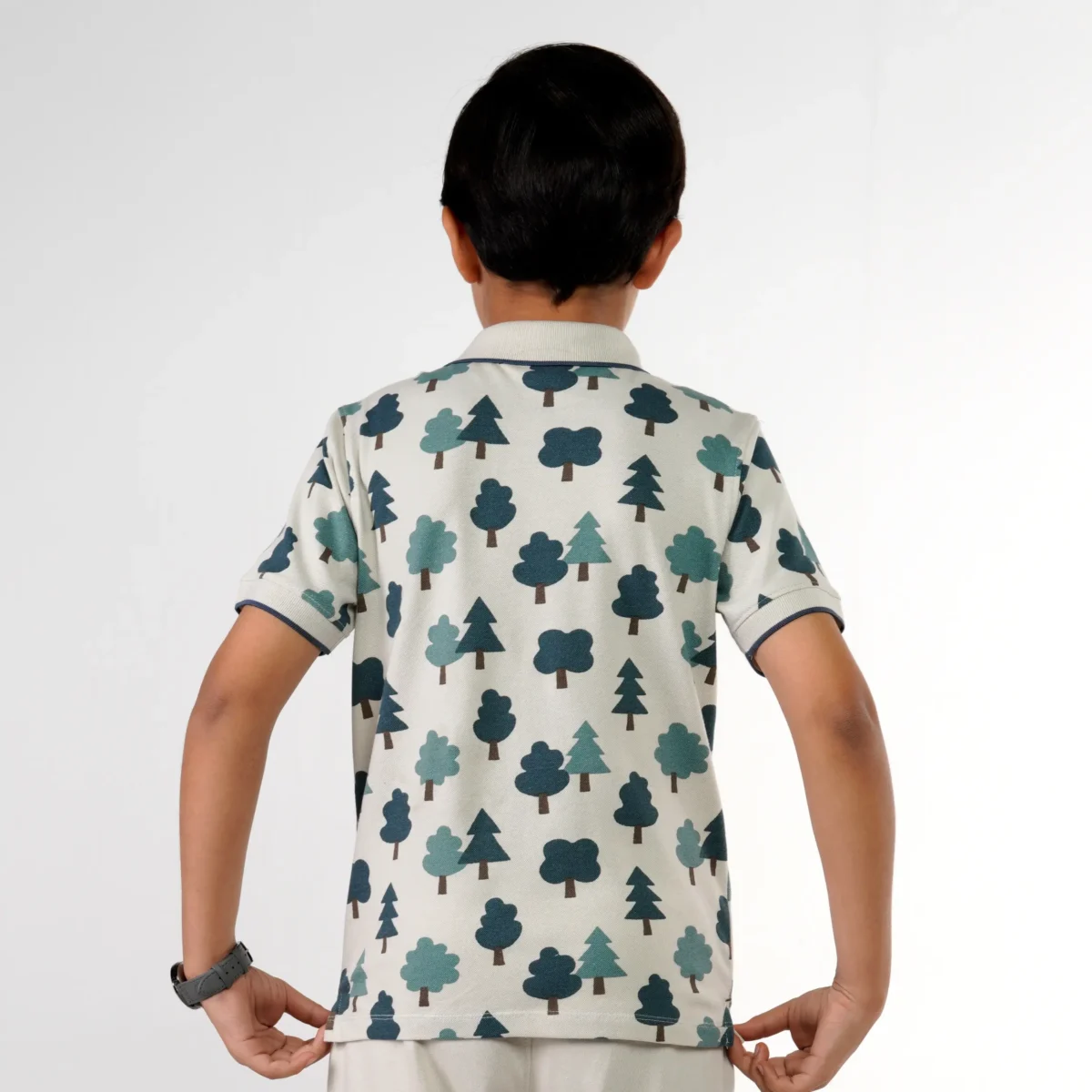 Moonbeam Tree Printed Polo - Image 2